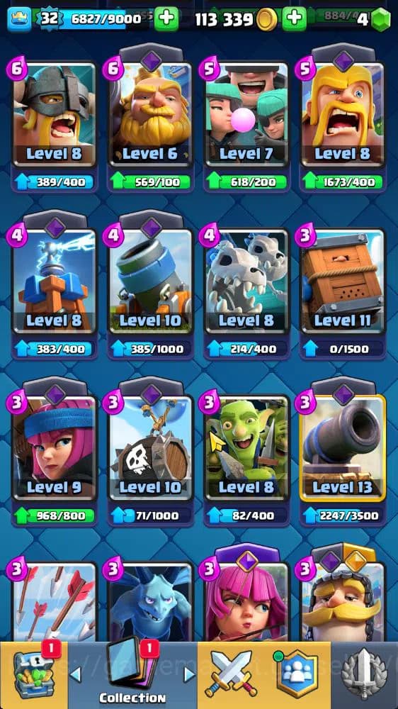 Clash Royale Accounts Lv 32|Trophy 6802|KTL 11|Limited Skin|Card 119|2 H image 20