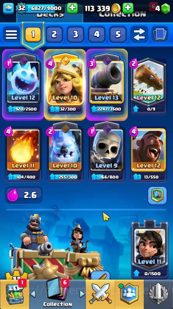 Clash Royale Accounts Lv 32|Trophy 6802|KTL 11|Limited Skin|Card 119|2 H image 4