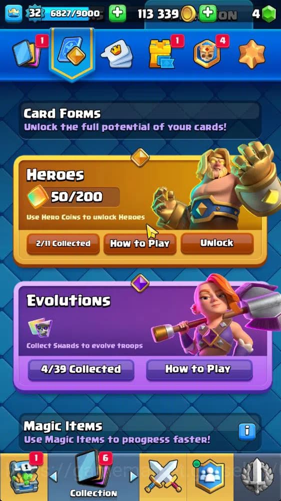 Clash Royale Accounts Lv 32|Trophy 6802|KTL 11|Limited Skin|Card 119|2 H image 5