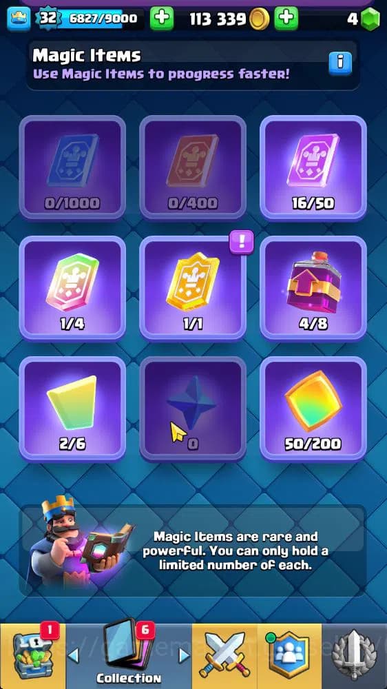 Clash Royale Accounts Lv 32|Trophy 6802|KTL 11|Limited Skin|Card 119|2 H image 6