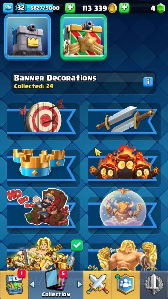 Clash Royale Accounts Lv 32|Trophy 6802|KTL 11|Limited Skin|Card 119|2 H image 9