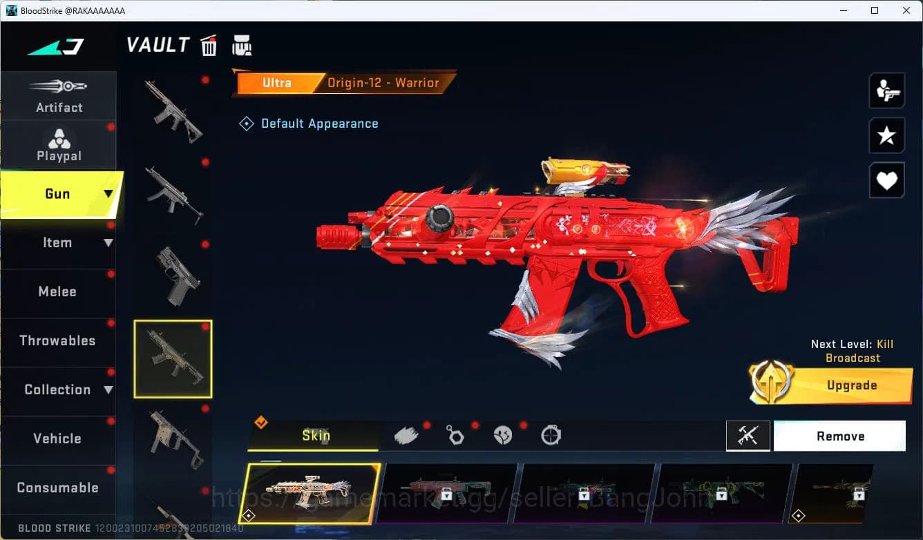 Blood Strike Accounts ASIA|ETERNAL=KALA(LVL1)|COLAB=KAR98K,QBZ95|LIMITED image 11