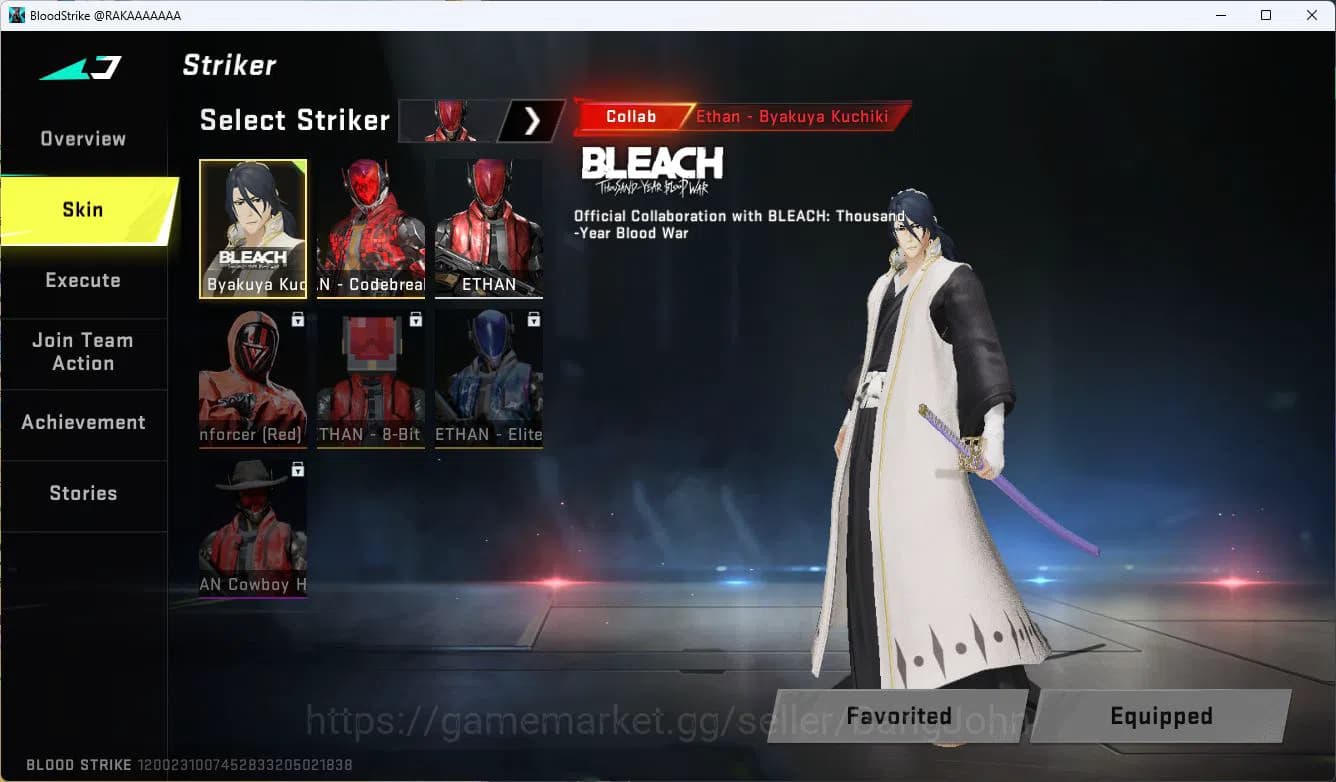 Blood Strike Accounts ASIA|ETERNAL=KALA(LVL1)|COLAB=KAR98K,QBZ95|LIMITED image 14