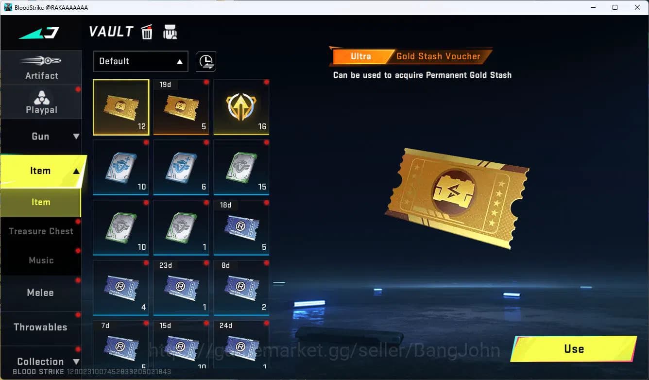 Blood Strike Accounts ASIA|ETERNAL=KALA(LVL1)|COLAB=KAR98K,QBZ95|LIMITED image 6