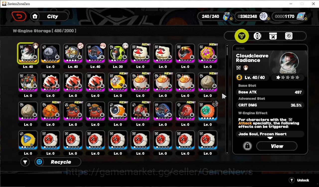 Zenless Zone Zero Accounts ASIA|IK 38|S1 Epilogue|1,1K Polyc|2 Limited[Ye Shu image 13