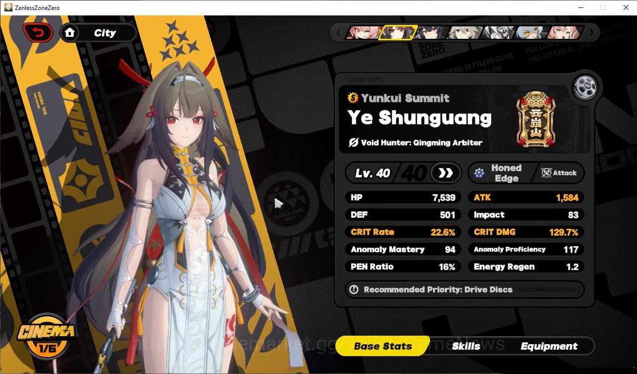 Zenless Zone Zero Accounts ASIA|IK 38|S1 Epilogue|1,1K Polyc|2 Limited[Ye Shu image 4