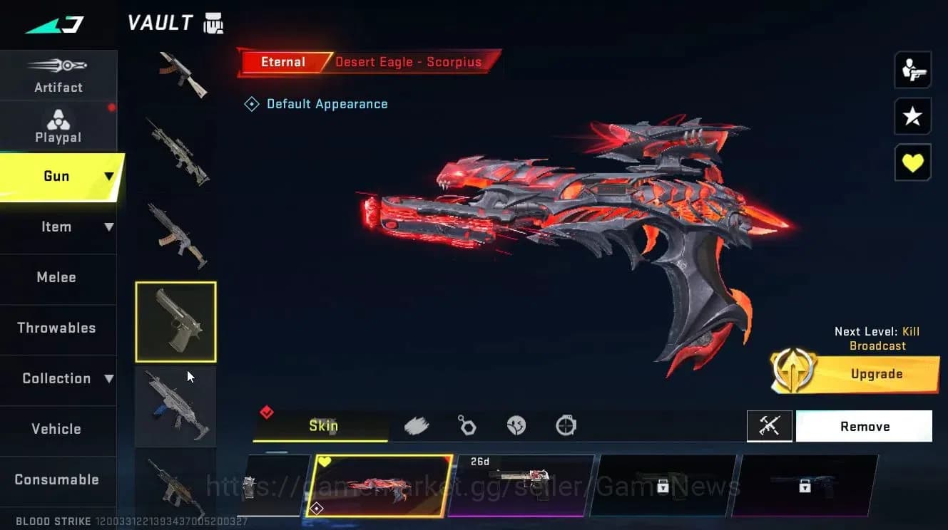 Blood Strike Accounts ASIA|3 ETERNAL[Katya-Glint,P90-Empyrean Lv3,DEagle image 16