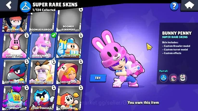 Brawl Stars Accounts 1004 Trophy|17 Brawlers 3 Max Lv [Edgar,Primo,Shel image 8