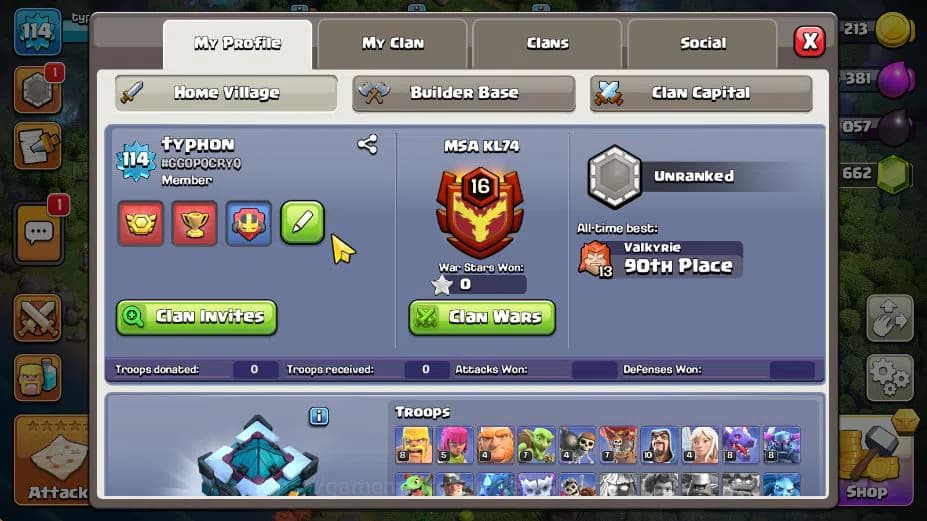 Clash of Clans Accounts TH 13-BH 9|Limited Skin|LV 114|HH 7|BK 42,AQ 37,GW image 2