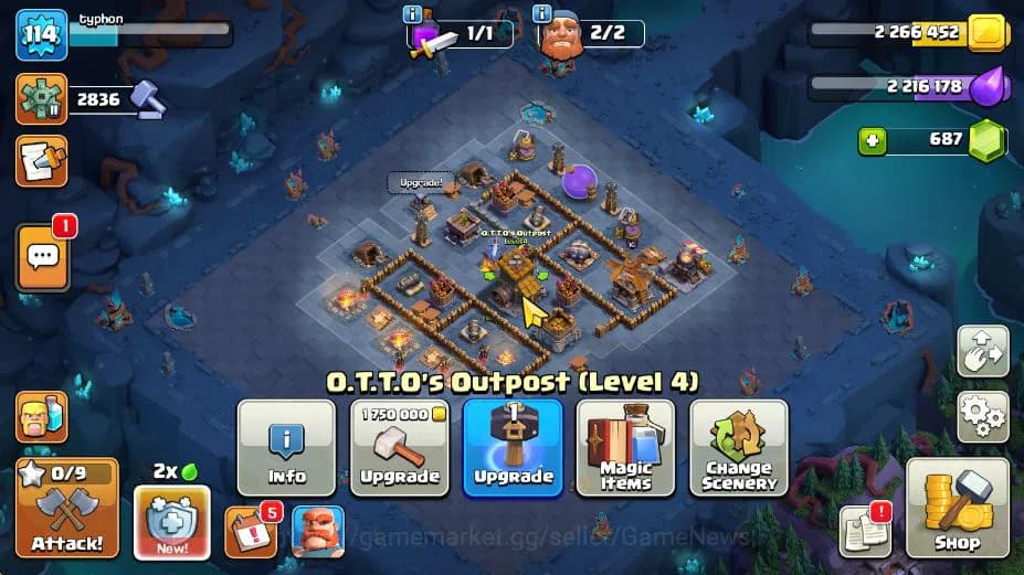 Clash of Clans Accounts TH 13-BH 9|Limited Skin|LV 114|HH 7|BK 42,AQ 37,GW image 7