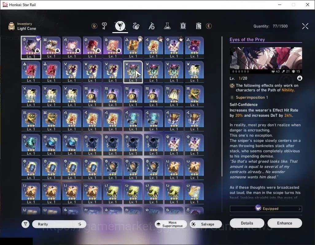 Honkai Star Rail Accounts Asia | TL 4 | 4 Limited | Acheron, Huohuo, Dante, image 5