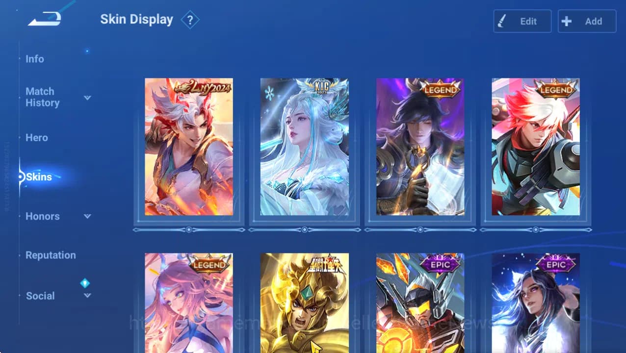 Honor of Kings Accounts Hero 108 Skin 148|Seafarer(LNY24),Luna(KIC),3Legen image 3