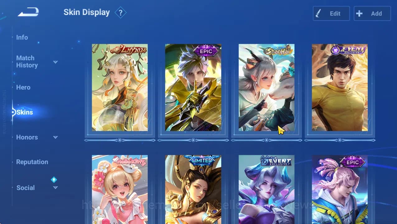 Honor of Kings Accounts Hero 108 Skin 148|Seafarer(LNY24),Luna(KIC),3Legen image 4