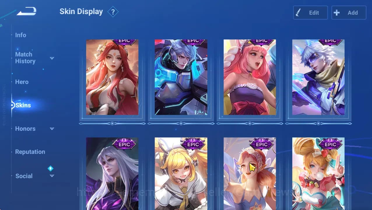 Honor of Kings Accounts Hero 108 Skin 148|Seafarer(LNY24),Luna(KIC),3Legen image 5