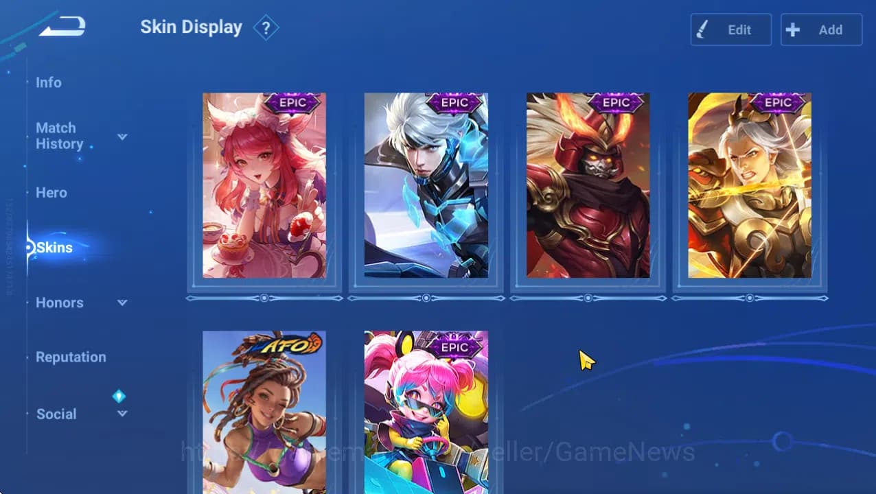 Honor of Kings Accounts Hero 108 Skin 148|Seafarer(LNY24),Luna(KIC),3Legen image 6