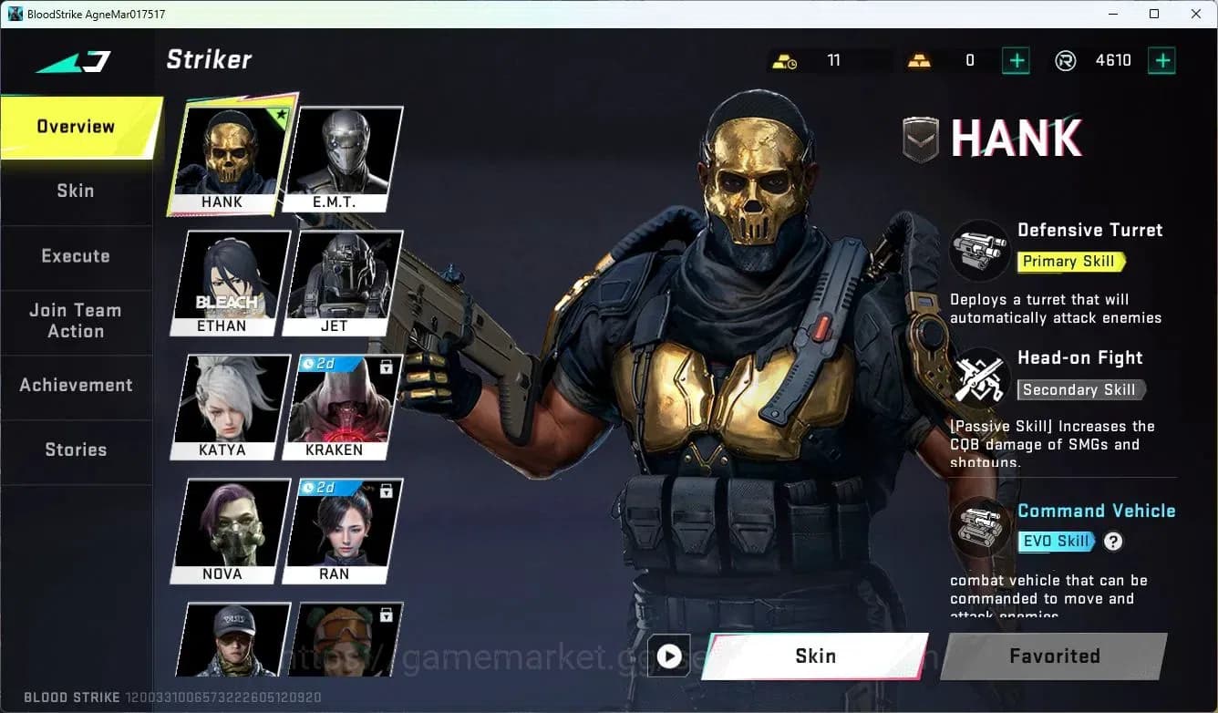 Blood Strike Accounts ASIA | Collab MCX-EVA-00 | 3 Legendary Skins | Ult image 5
