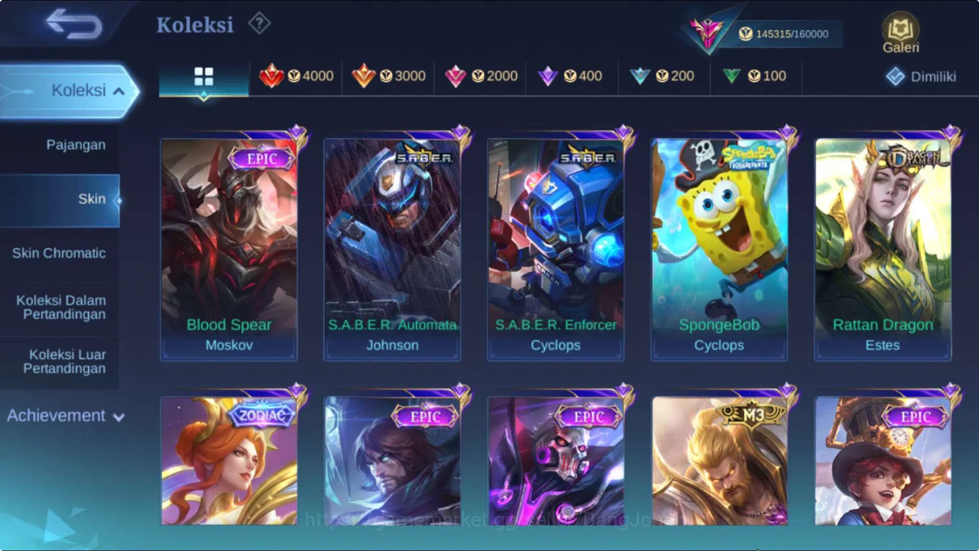 Mobile Legends: Bang Bang Accounts Hero 132 Skin 404 | Legend Miya, Sanrio Cloude, Ne image 15