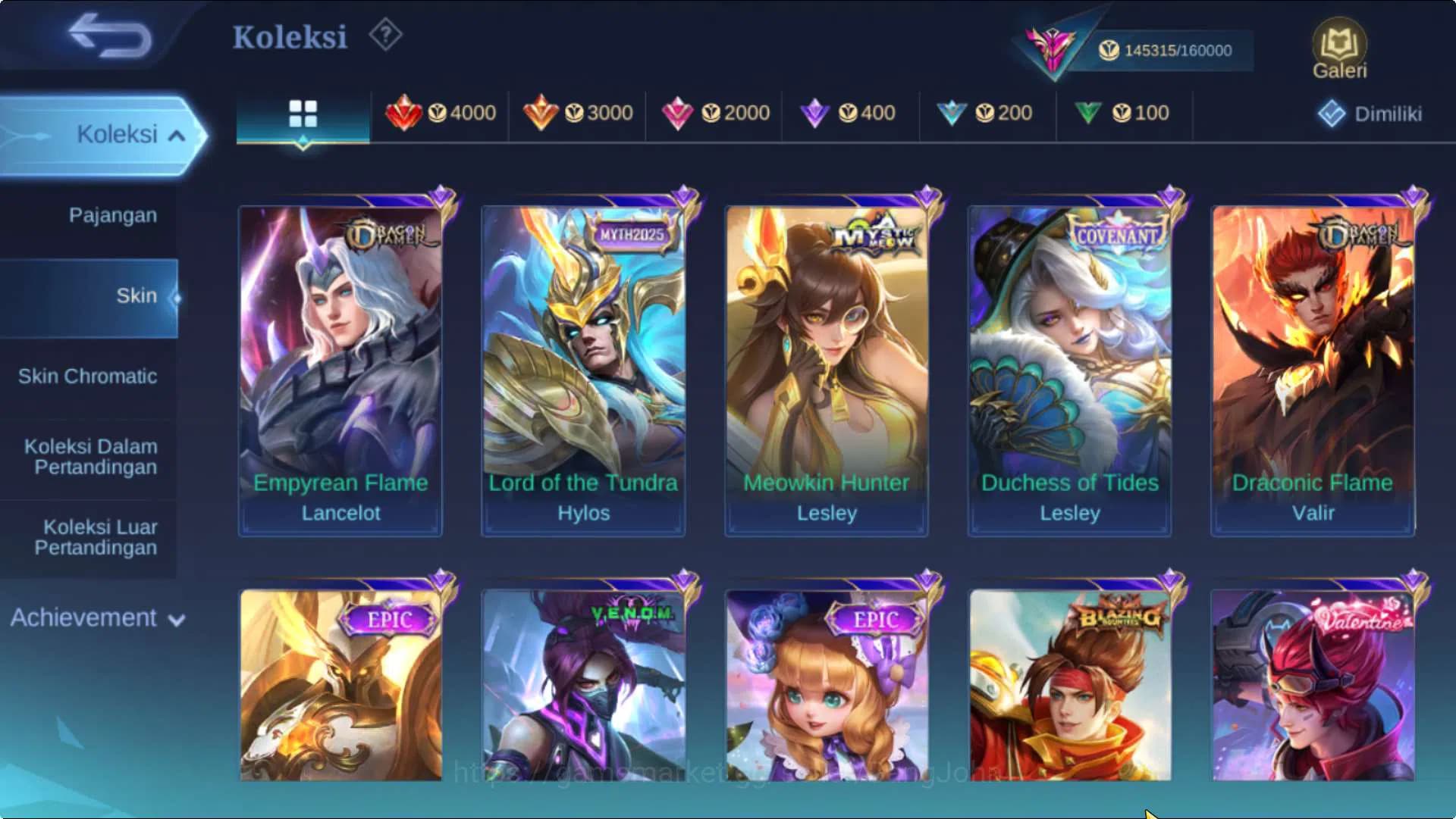 Mobile Legends: Bang Bang Accounts Hero 132 Skin 404 | Legend Miya, Sanrio Cloude, Ne image 17