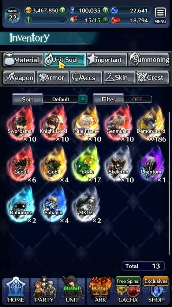 Last Cloudia Accounts GLOBAL|Rank 22|100K Crystal|Top Tier Unit [DL Jude image 12