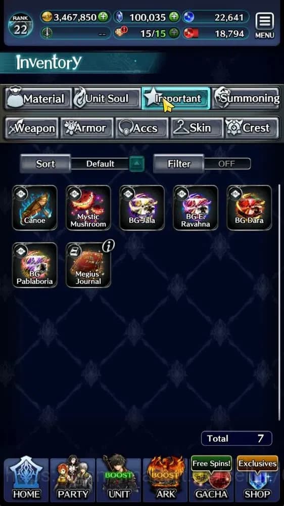 Last Cloudia Accounts GLOBAL|Rank 22|100K Crystal|Top Tier Unit [DL Jude image 13