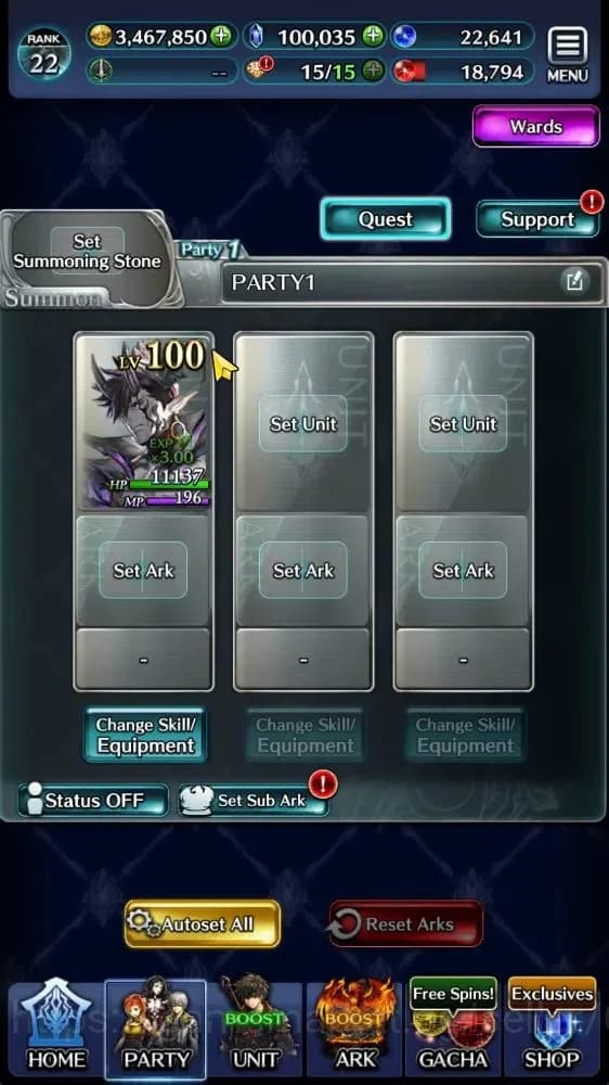 Last Cloudia Accounts GLOBAL|Rank 22|100K Crystal|Top Tier Unit [DL Jude image 5