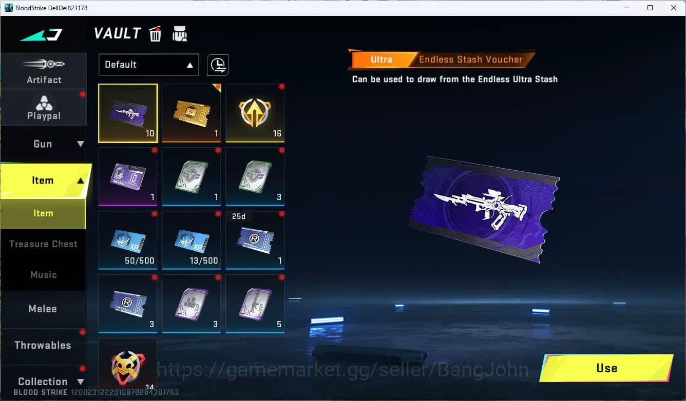 Blood Strike Accounts ASIA|COLLAB ETHAN |ULTRA=NACHO,VECTOR,MORE DETAIL image 3