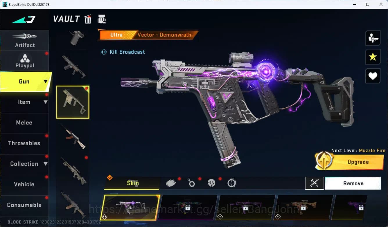 Blood Strike Accounts ASIA|COLLAB ETHAN |ULTRA=NACHO,VECTOR,MORE DETAIL image 6