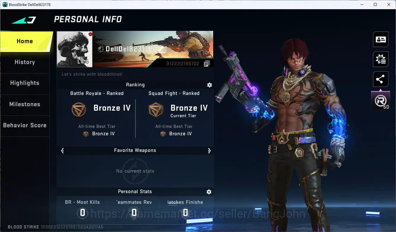 Blood Strike Accounts ASIA|COLLAB ETHAN |ULTRA=NACHO,VECTOR,MORE DETAIL image 9