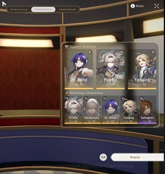 Honkai Star Rail Accounts Asia|TL 60|Sparxie Prem Team|13 Limited|[Castorice image 2