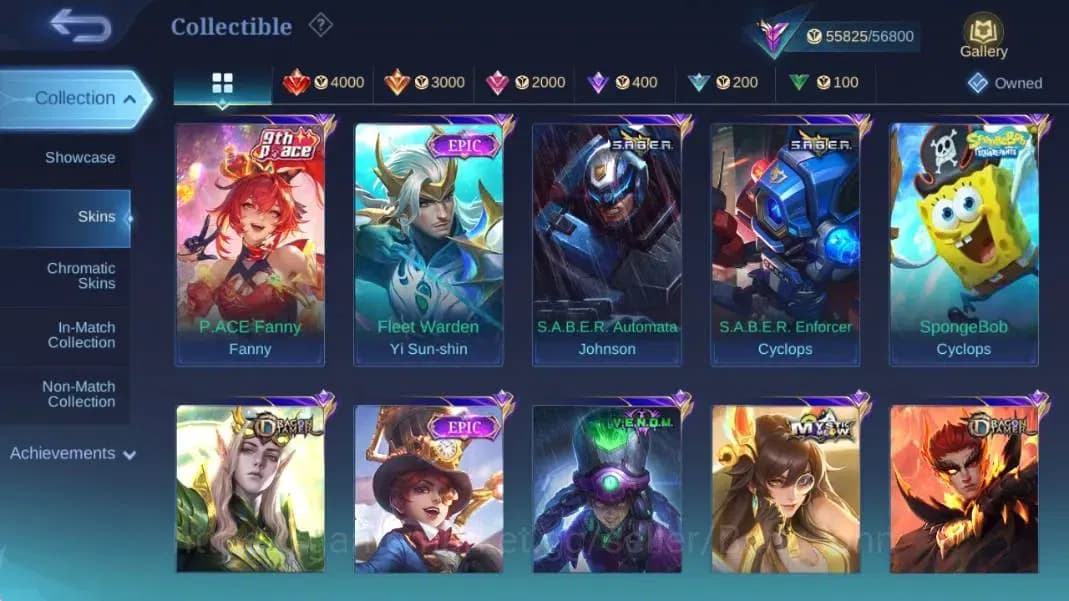 Mobile Legends: Bang Bang Accounts Global|Hero 132|Skin 258|Renowned|ANN Lesly|Coll N image 10