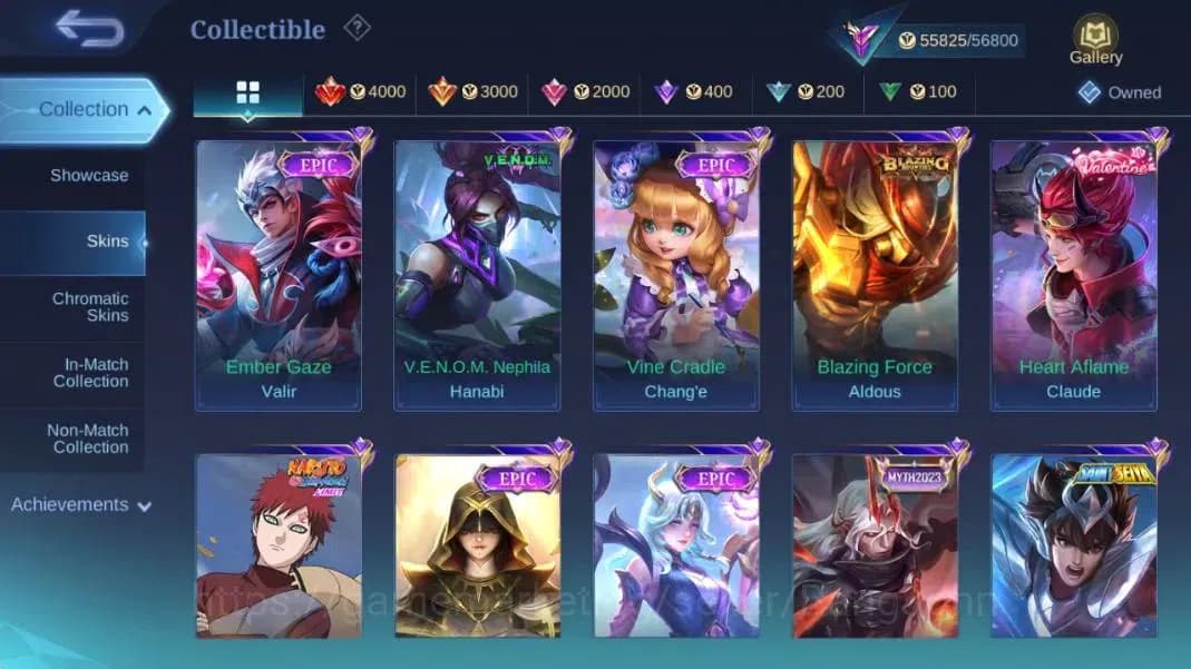 Mobile Legends: Bang Bang Accounts Global|Hero 132|Skin 258|Renowned|ANN Lesly|Coll N image 12
