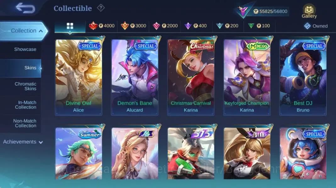 Mobile Legends: Bang Bang Accounts Global|Hero 132|Skin 258|Renowned|ANN Lesly|Coll N image 16