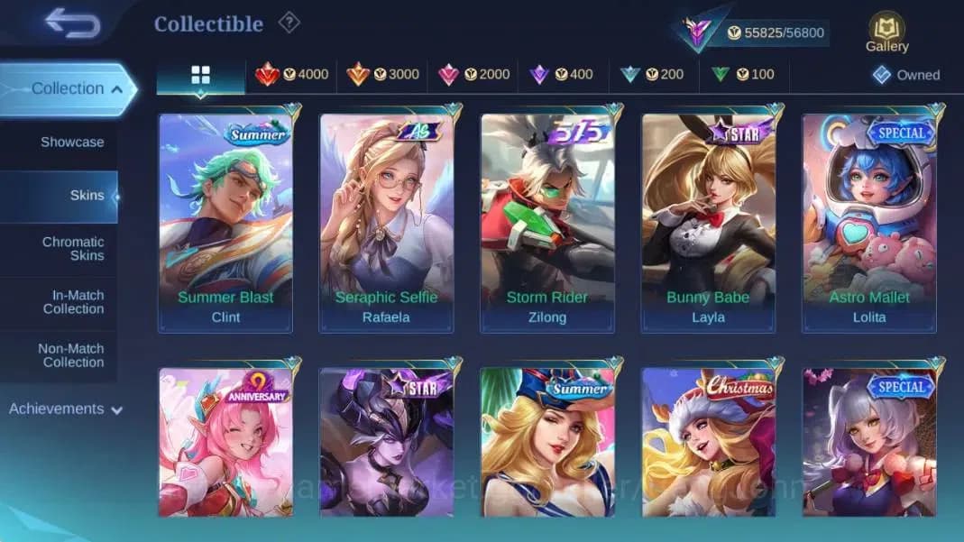 Mobile Legends: Bang Bang Accounts Global|Hero 132|Skin 258|Renowned|ANN Lesly|Coll N image 17
