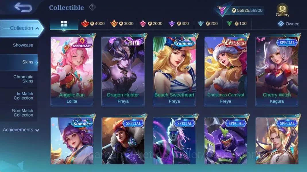 Mobile Legends: Bang Bang Accounts Global|Hero 132|Skin 258|Renowned|ANN Lesly|Coll N image 18