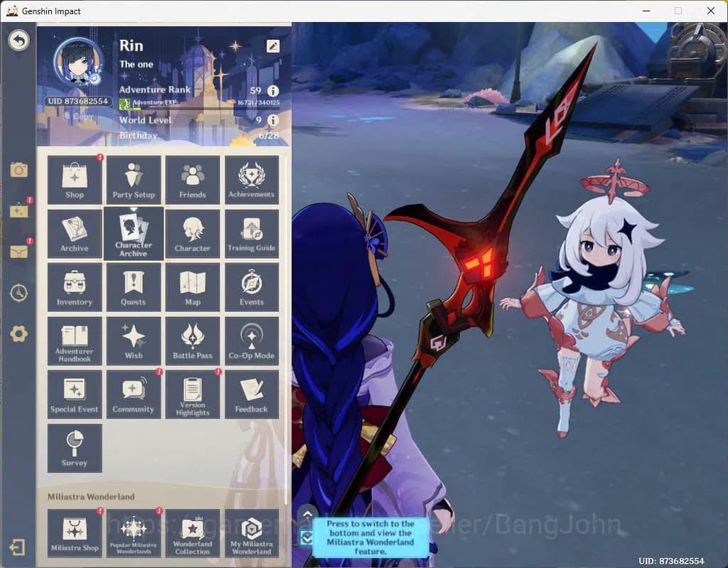 Genshin Impact Accounts ASIA|AR 59|11 limit|PremTeam Skirk|Escoffier+sign, image 1