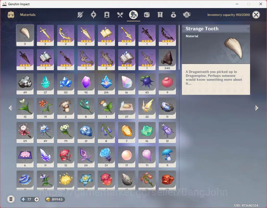 Genshin Impact Accounts ASIA|AR 59|11 limit|PremTeam Skirk|Escoffier+sign, image 10