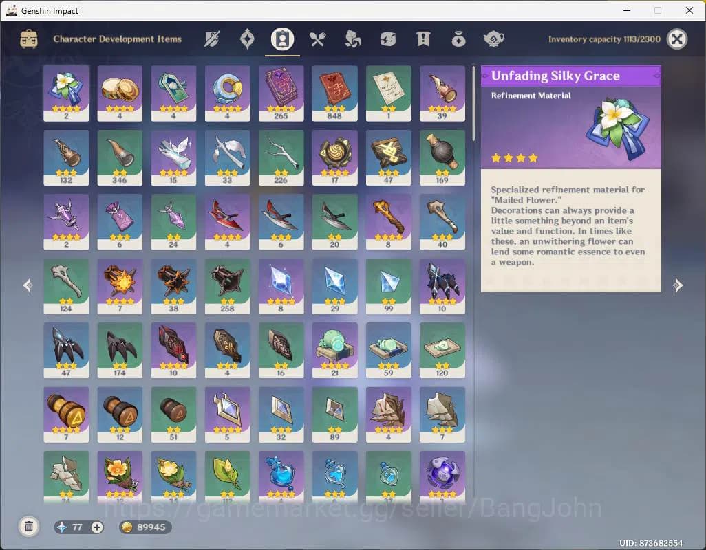 Genshin Impact Accounts ASIA|AR 59|11 limit|PremTeam Skirk|Escoffier+sign, image 12