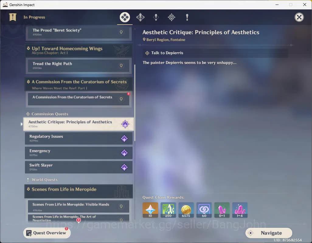 Genshin Impact Accounts ASIA|AR 59|11 limit|PremTeam Skirk|Escoffier+sign, image 5