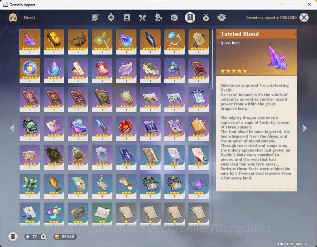 Genshin Impact Accounts ASIA|AR 59|11 limit|PremTeam Skirk|Escoffier+sign, image 8