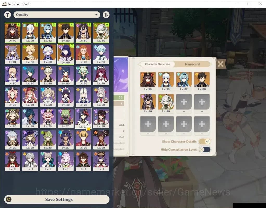 Genshin Impact Accounts Asia|AR 55|7 Limited+9(*5Wep)|Ayaka+Sign,Nahida,Ra image 1