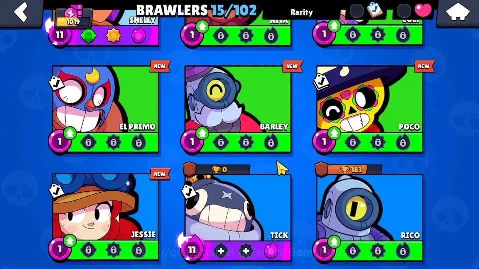 Brawl Stars Accounts 1019 Trophy|15 Brawlers 3 Max Lvl [Edgar,Tick,Shel image 7
