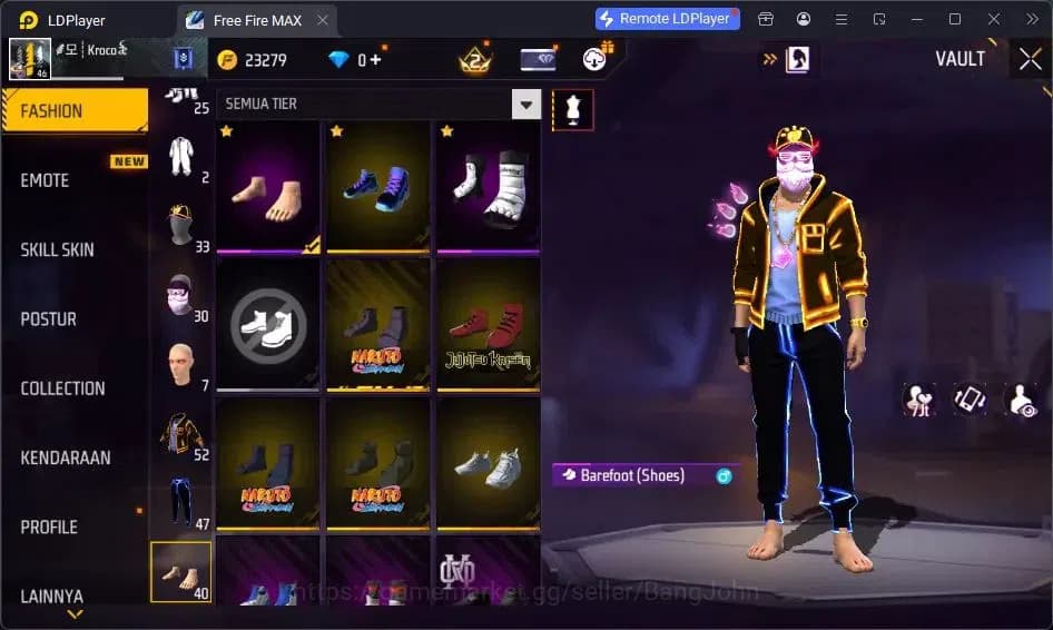 Free Fire Accounts Indonesia | Vault 52| SG Sterling| SG M1014-SCORPI image 17