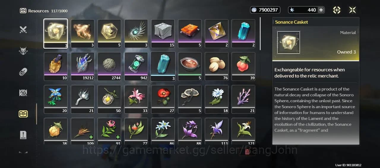 Wuthering Waves Accounts SEA|Rank 7|lvl 66|Galbrena lv 90, phrolova lv 80, image 16