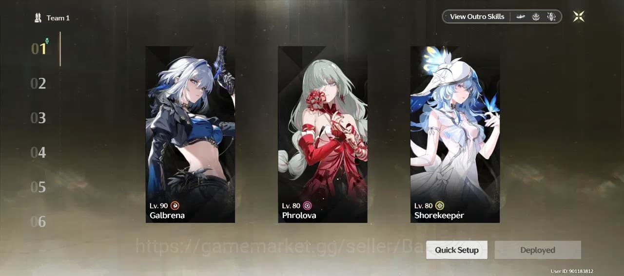 Wuthering Waves Accounts SEA|Rank 7|lvl 66|Galbrena lv 90, phrolova lv 80, image 3