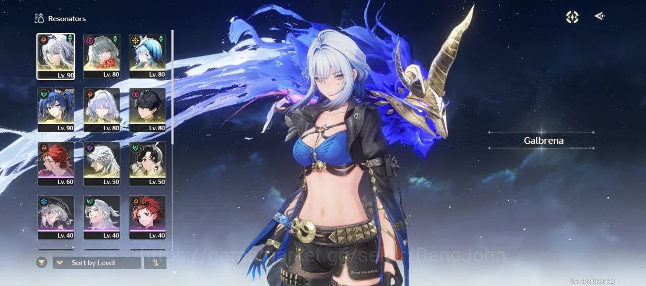 Wuthering Waves Accounts SEA|Rank 7|lvl 66|Galbrena lv 90, phrolova lv 80, image 8