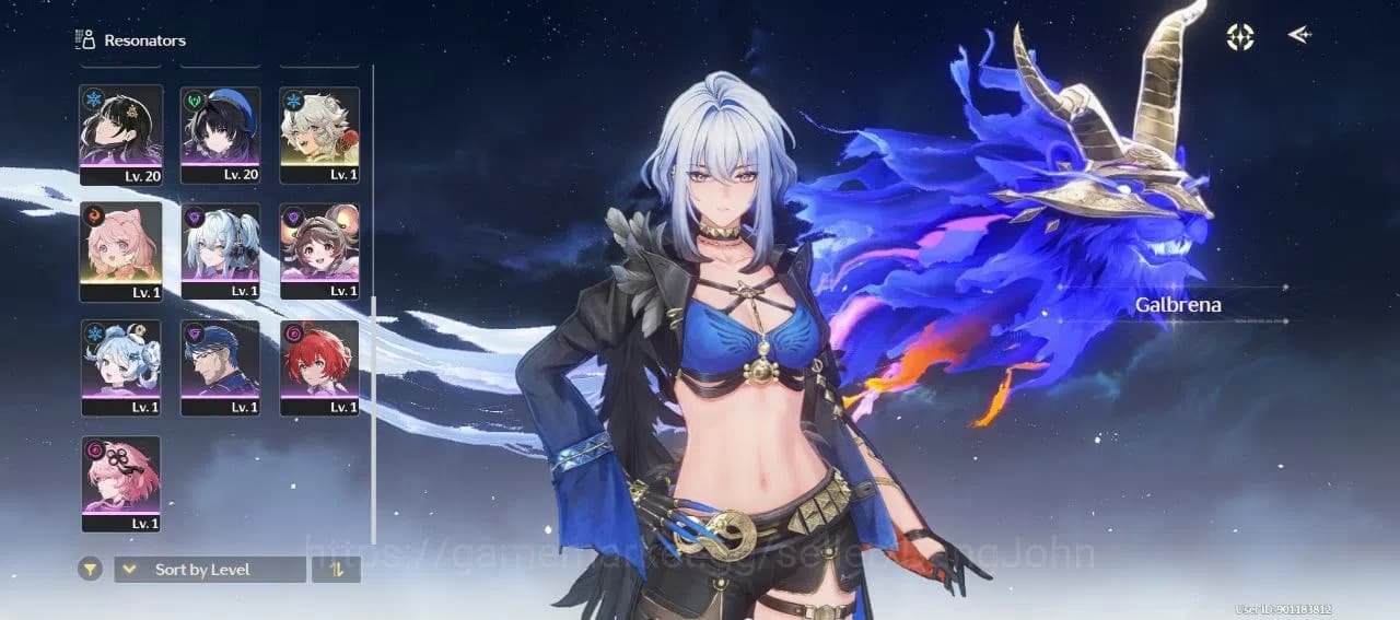 Wuthering Waves Accounts SEA|Rank 7|lvl 66|Galbrena lv 90, phrolova lv 80, image 9