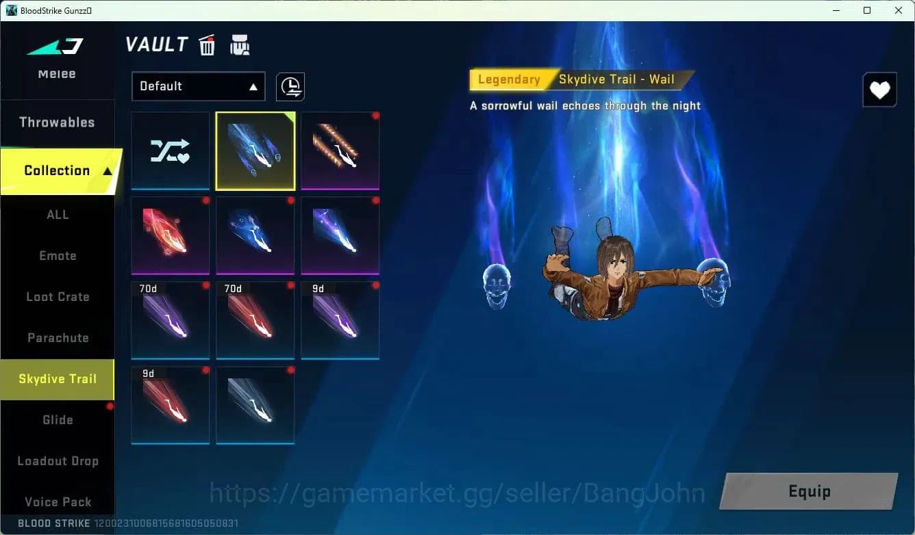 Blood Strike Accounts ASIA | 5 Collab Skins | 1 Limited Skins | 2 Melee| image 10