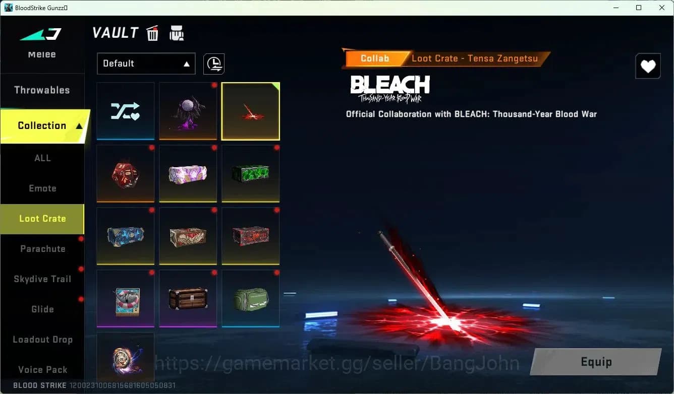 Blood Strike Accounts ASIA | 5 Collab Skins | 1 Limited Skins | 2 Melee| image 12