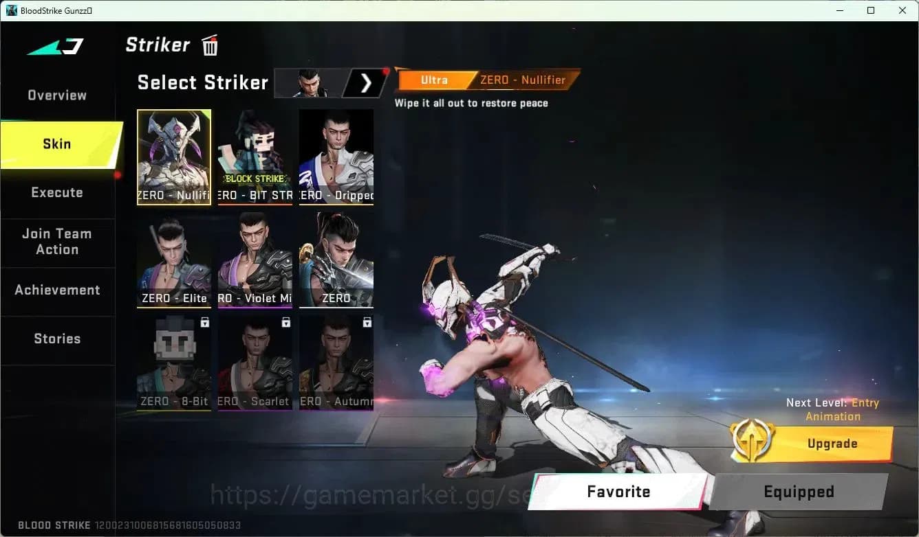 Blood Strike Accounts ASIA | 5 Collab Skins | 1 Limited Skins | 2 Melee| image 2