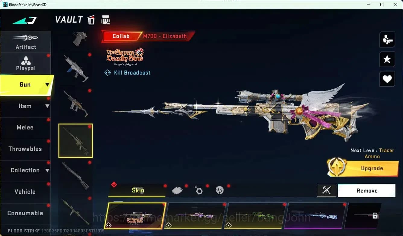 Blood Strike Accounts ASIA| EVO FAL-Draco|Eternal Desert Eagle L2|AOT FA image 11